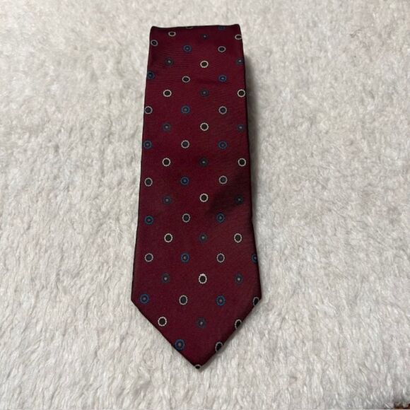 Harbour Club Italy Maroon Italian Silk Neck Tie - Picture 2 of 7